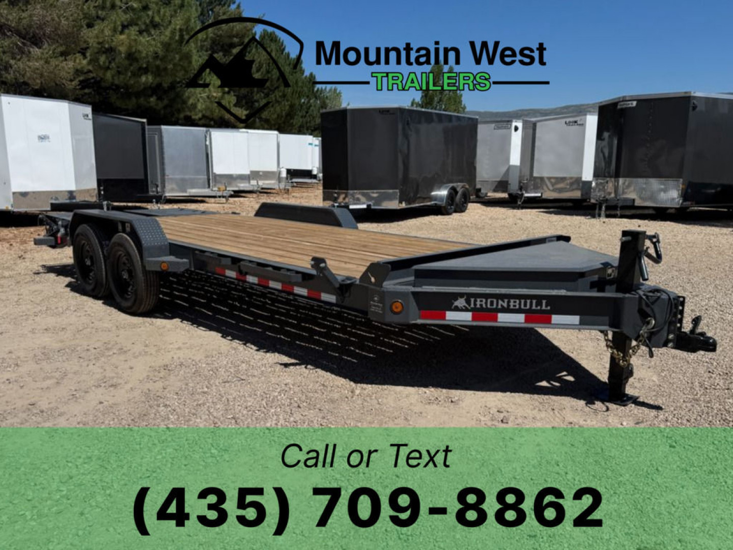 New 2026 Iron Bull Trailers 7X20-14K Equipment Hauler Trailer