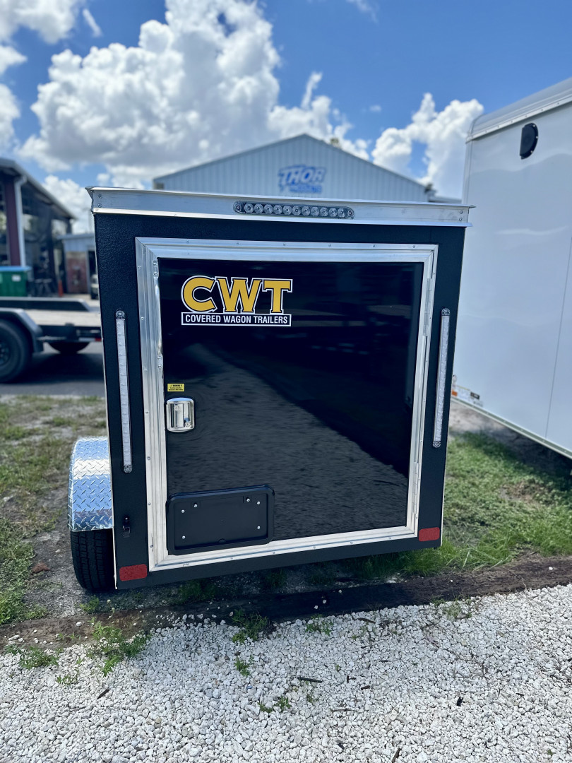 New 2026 Covered Wagon Trailers 4X6 SA W/SWING DOOR Cargo / Enclosed Trailer