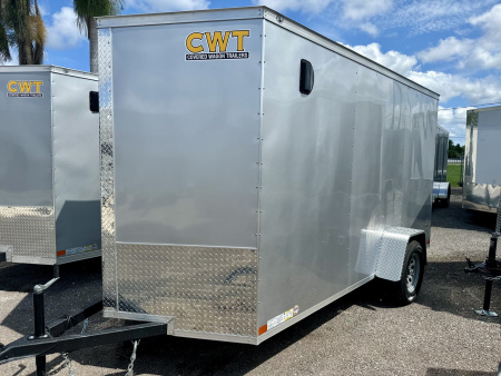 New 2025 Covered Wagon Trailers 6X12 SA WITH SIDE AND RAMP DOOR Cargo / Enclosed Trailer