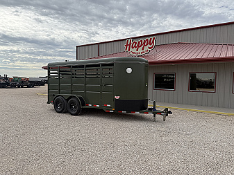 2026 Delco 6'x16' BP Livestock Trailer - S6