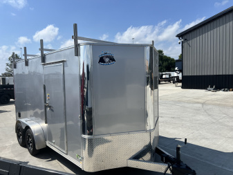 Used 2022 R&M Manufacturing 7x14+2V Cargo / Enclosed Trailer