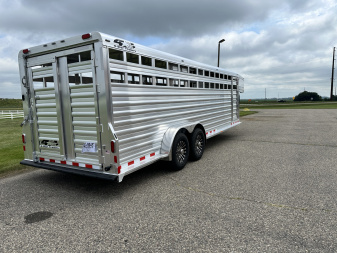 New 2026 4-Star Trailers 24' Deluxe GN Stock / Stock Combo Trailer