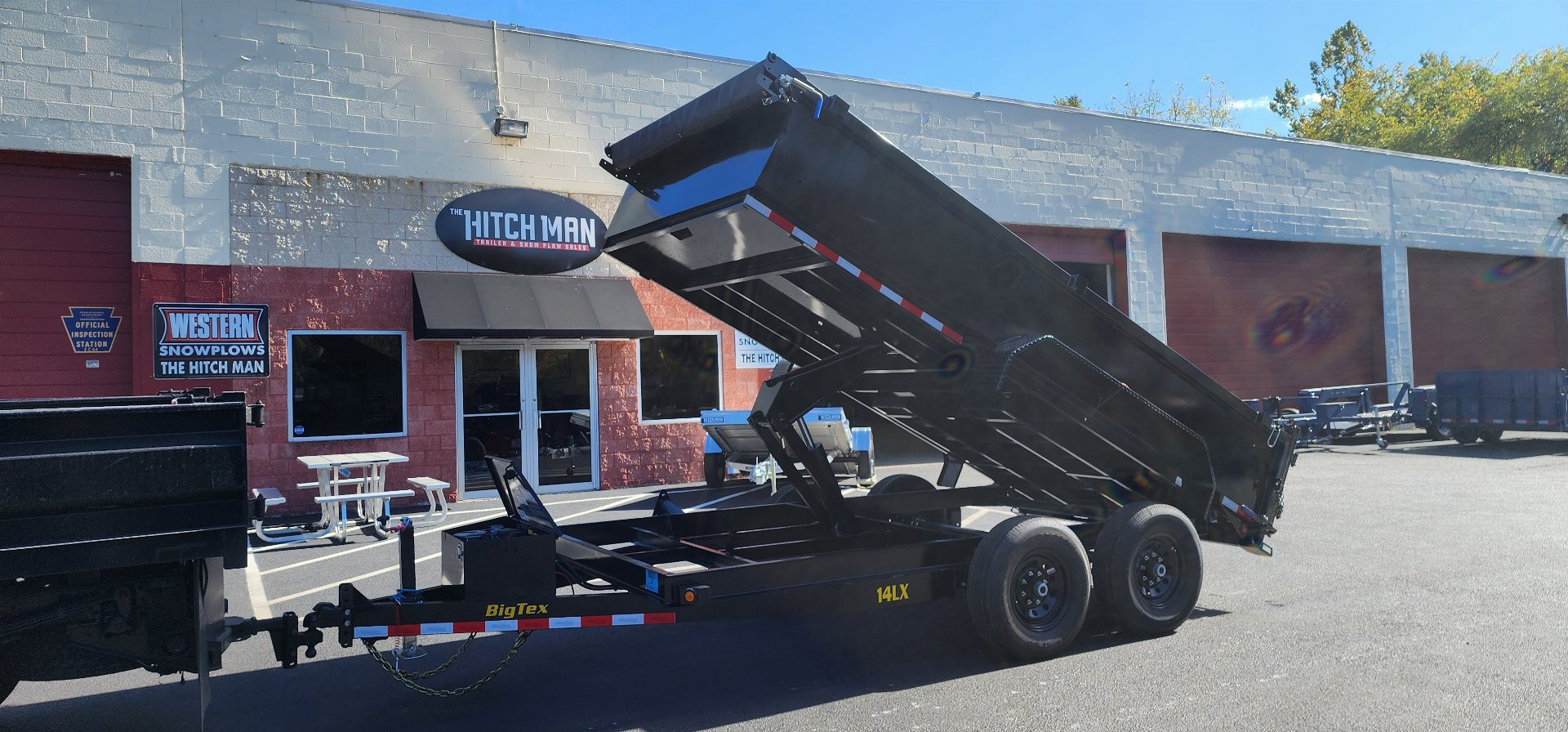 New 7 x 14 Big Tex Low Pro  14LX Scissor Dump Trailer 14k