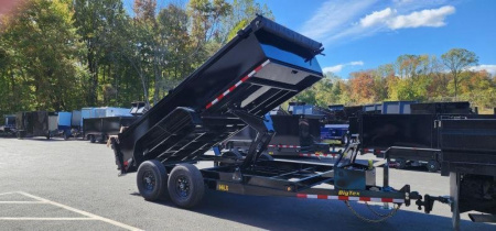 New 7 x 14 Big Tex Low Pro  14LX Scissor Dump Trailer 14k