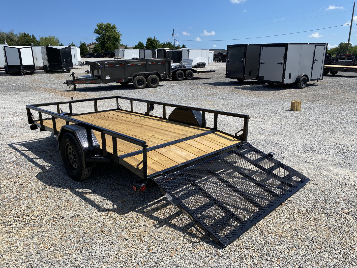 New 2026 LOAD TRAIL 77"x12' 3k Utility Trailer