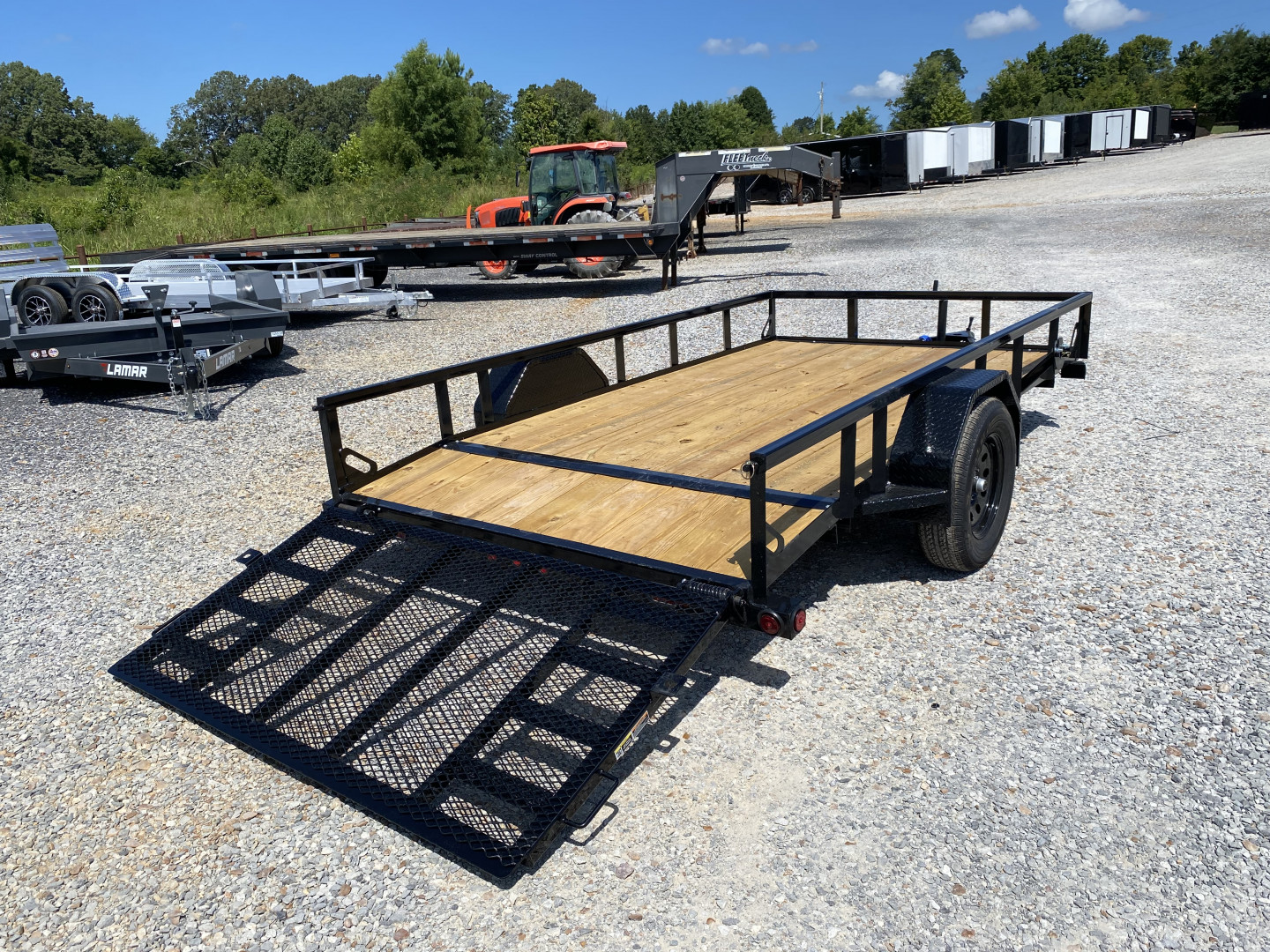 New 2026 LOAD TRAIL 77"x12' 3k Utility Trailer
