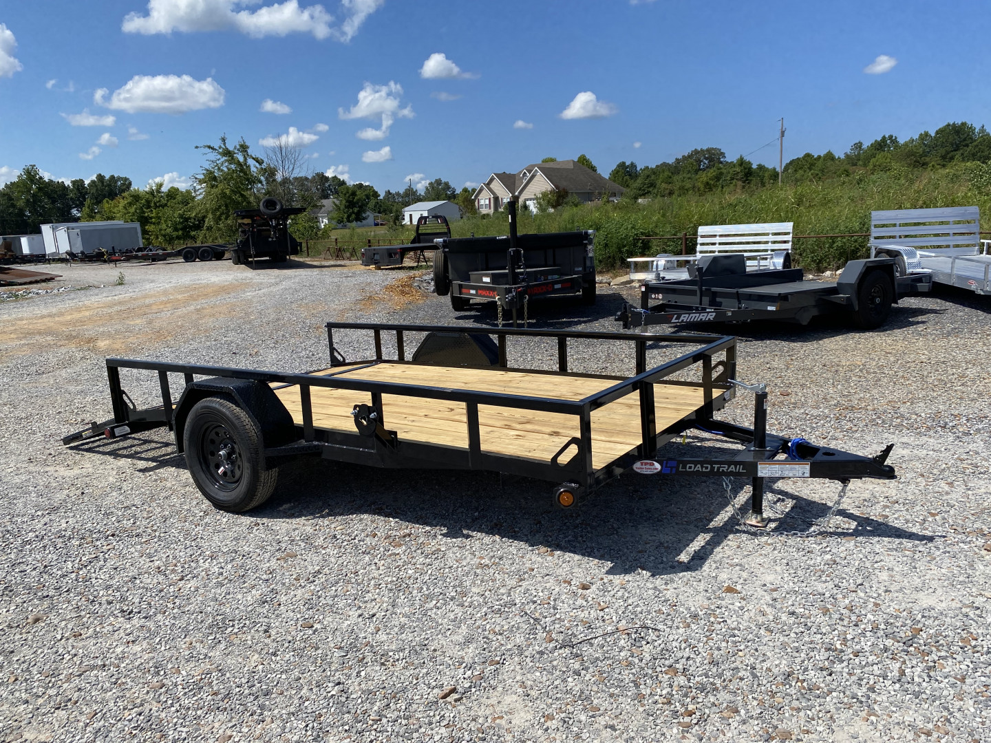 New 2026 LOAD TRAIL 77"x12' 3k Utility Trailer