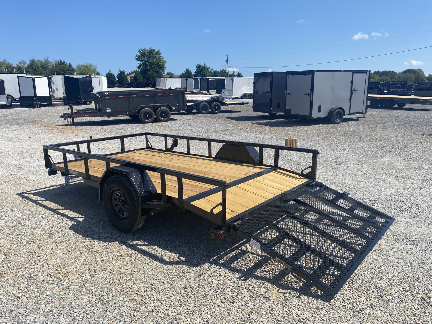 New 2026 LOAD TRAIL 77"x12' 3k Utility Trailer