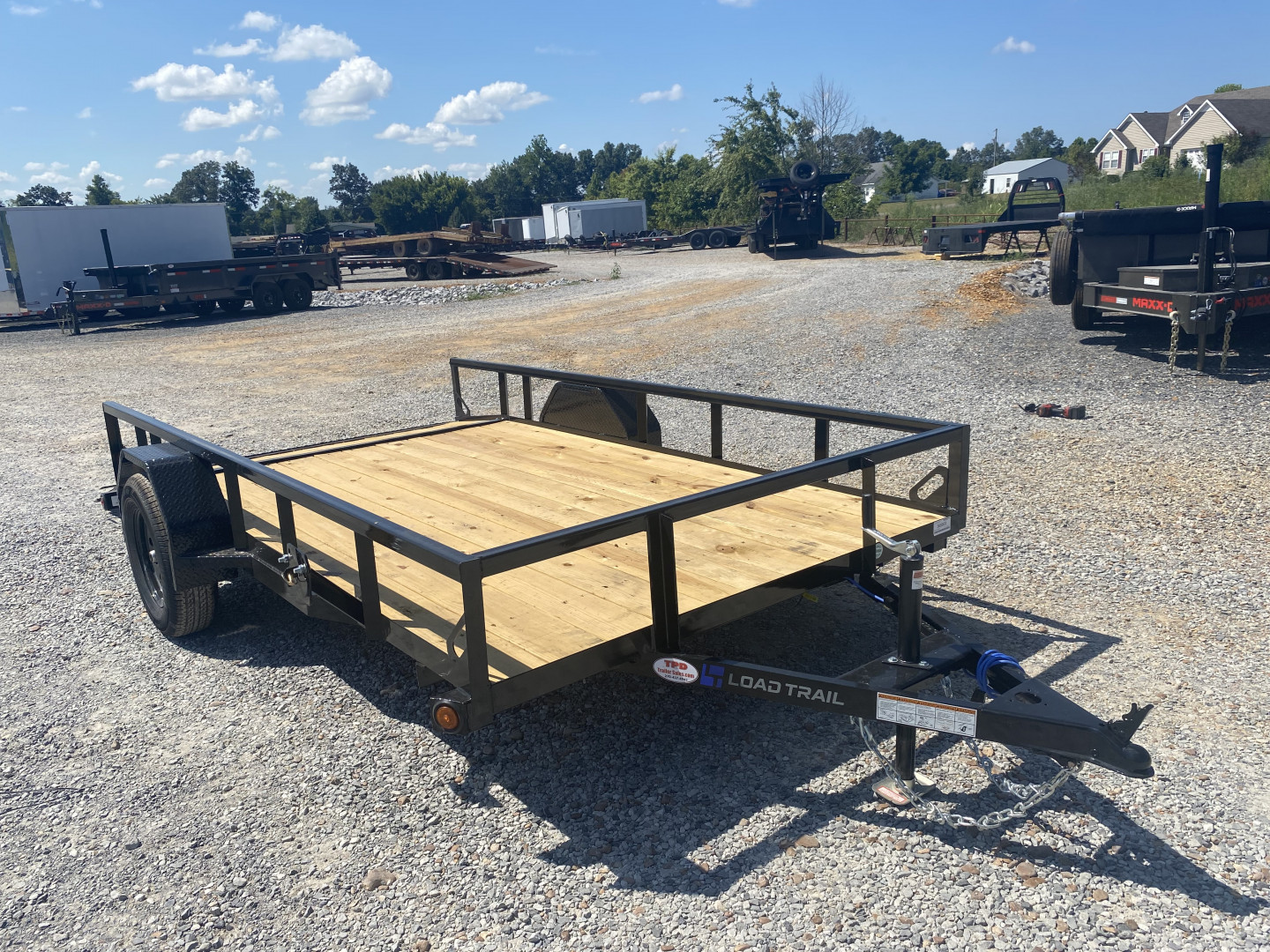New 2026 LOAD TRAIL 77"x12' 3k Utility Trailer