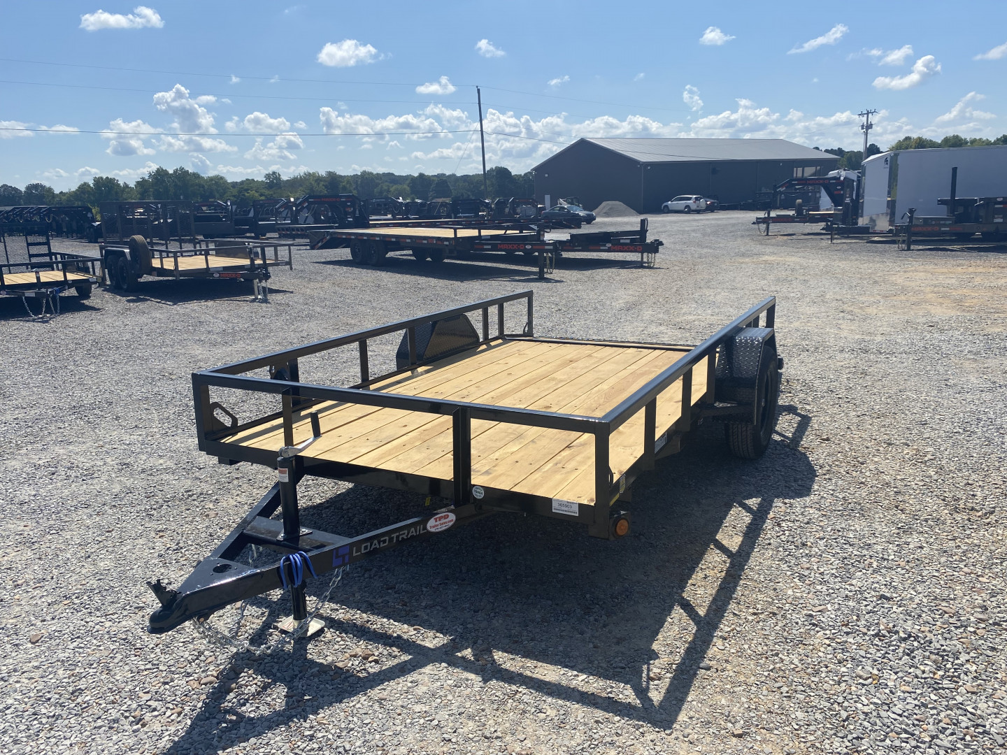 New 2026 LOAD TRAIL 77"x12' 3k Utility Trailer