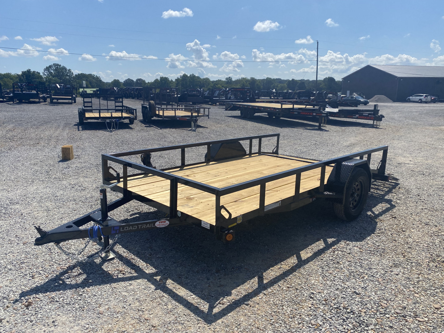 New 2026 LOAD TRAIL 77"x12' 3k Utility Trailer