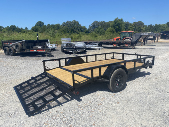 New 2026 LOAD TRAIL 77"x12' 3k Utility Trailer