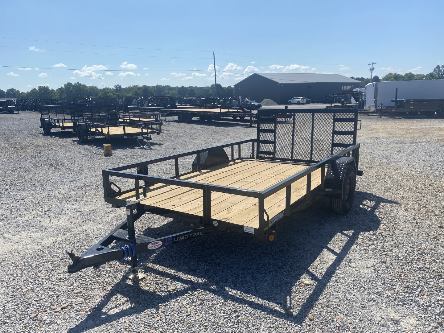 New 2026 LOAD TRAIL 77"x12' 3k Utility Trailer