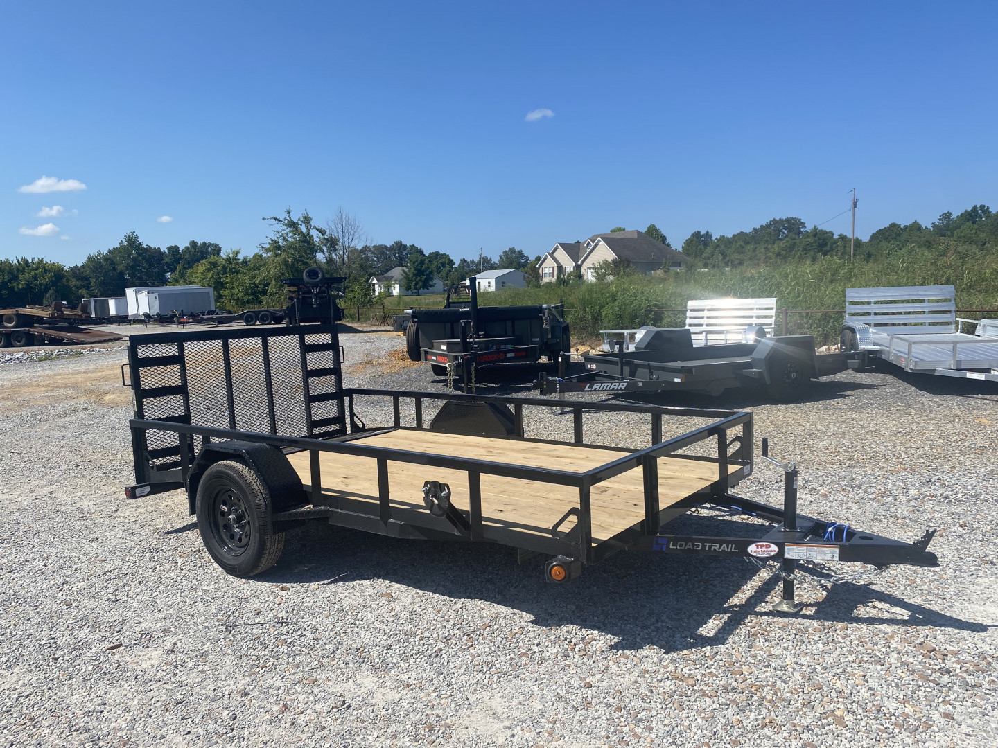 New 2026 LOAD TRAIL 77"x12' 3k Utility Trailer