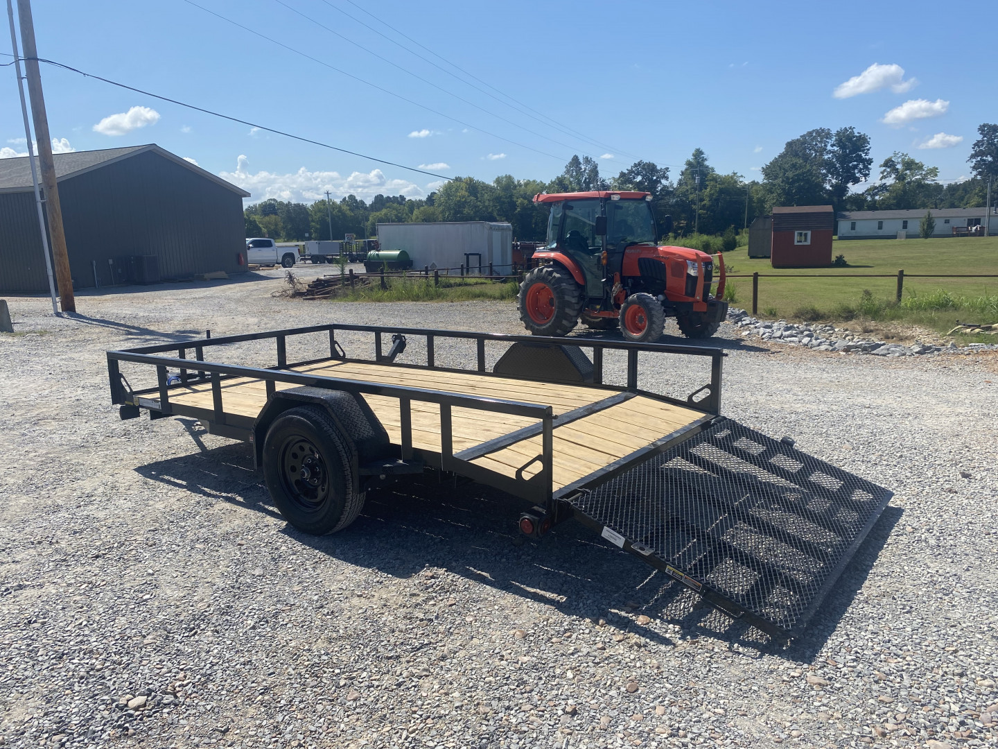 New 2026 LOAD TRAIL 77"x12' 3k Utility Trailer