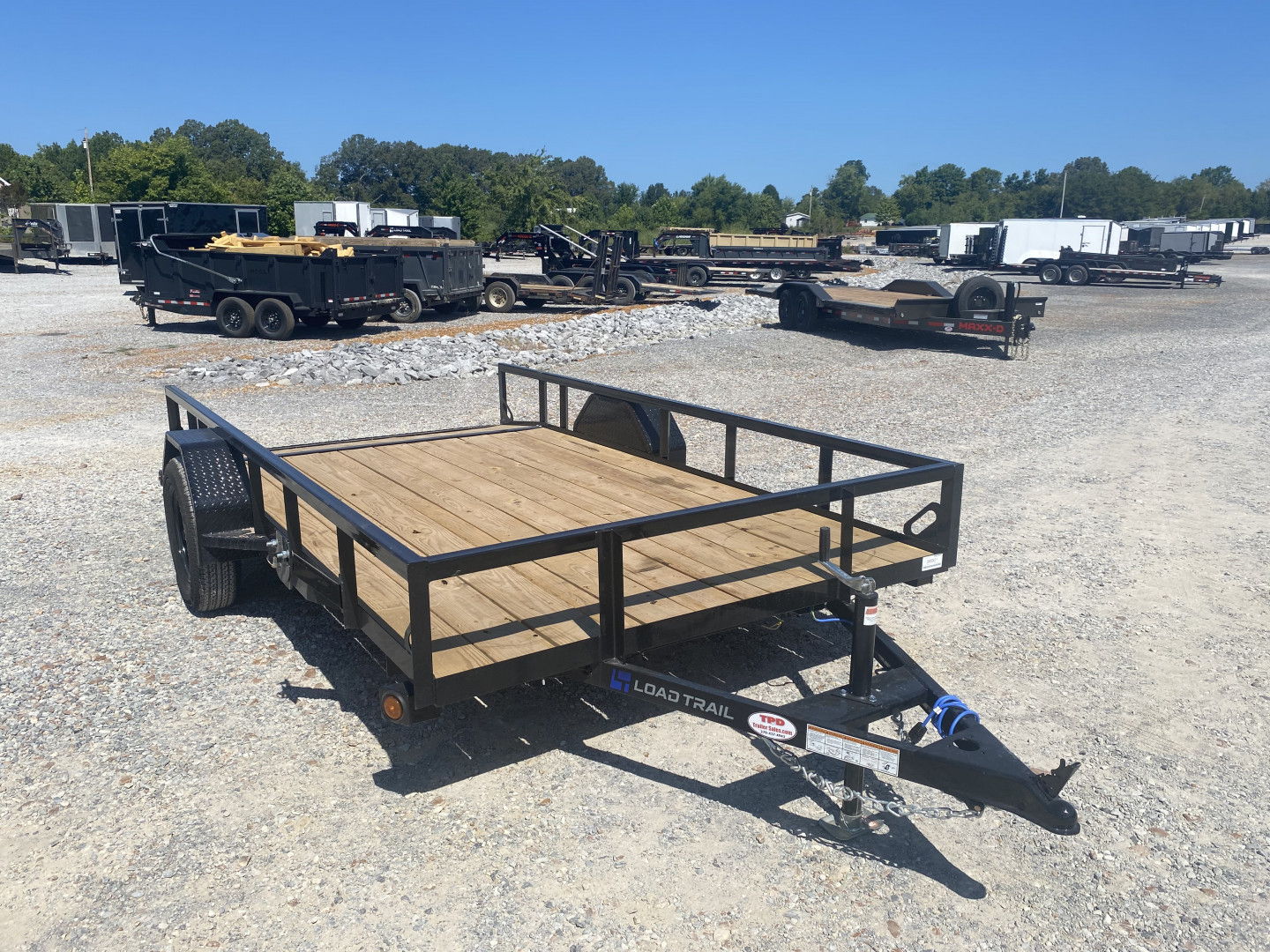 New 2026 LOAD TRAIL 77"x12' 3k Utility Trailer