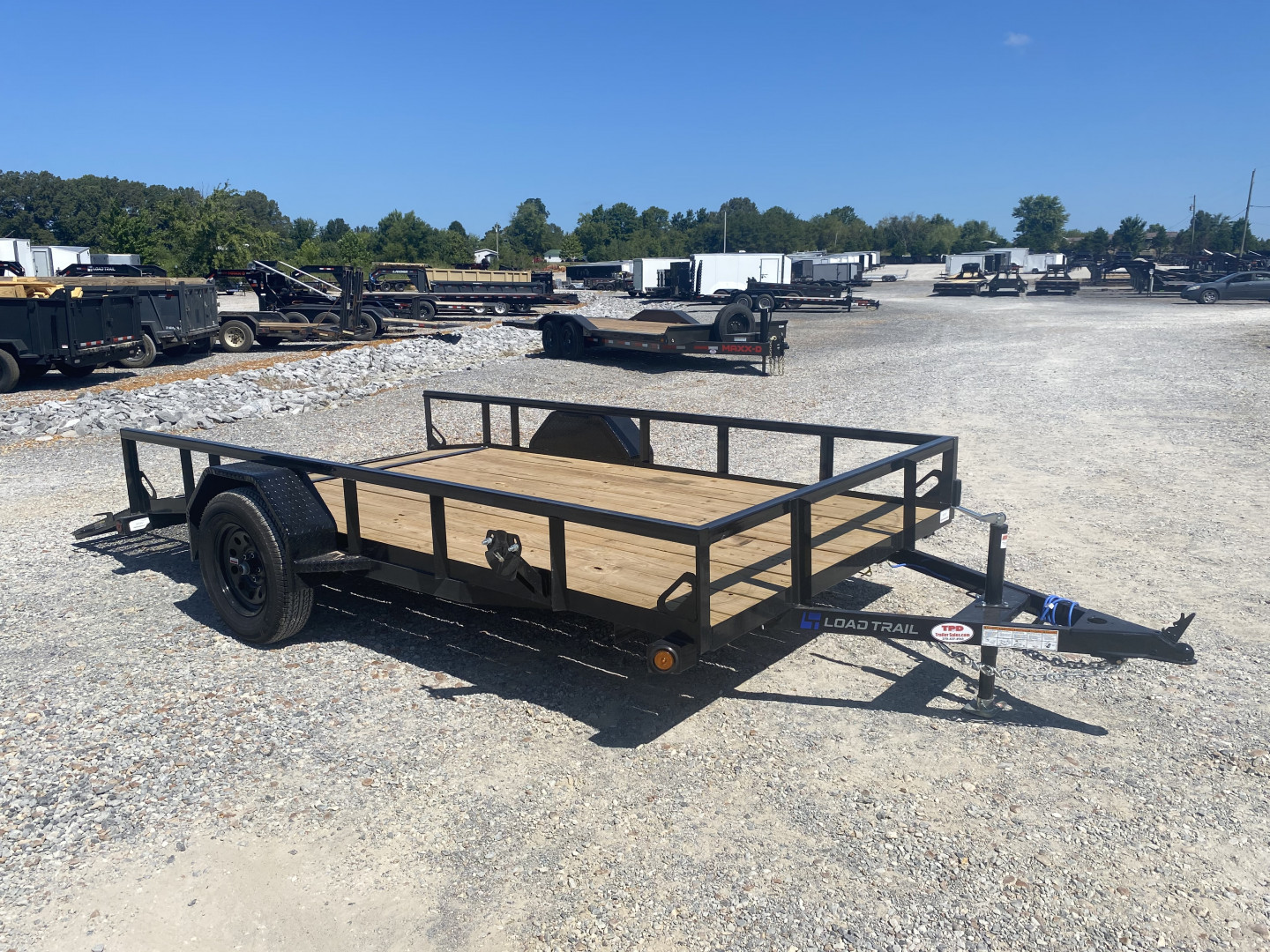 New 2026 LOAD TRAIL 77"x12' 3k Utility Trailer