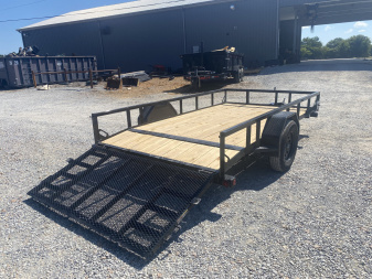 New 2026 LOAD TRAIL 77"x12' 3k Utility Trailer