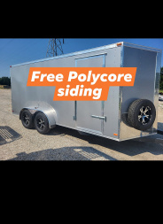 New 2025 Maxwell 7x16 Prostar Cargo / Enclosed Trailer Polycore exterior