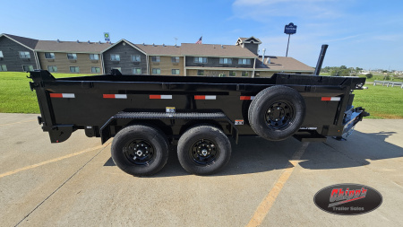 New 2025 H&H Trailers 83 x 14 Telescopic I-Beam Dump Bumper Pull 14K Dump Trailer