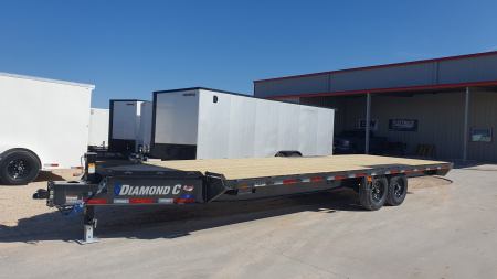 2026 Diamond C 102"x24' BP HD Deckover Equipment Trailer - DEC207