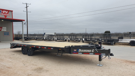 2026 Diamond C 102"x24' BP HD Deckover Equipment Trailer - DEC207