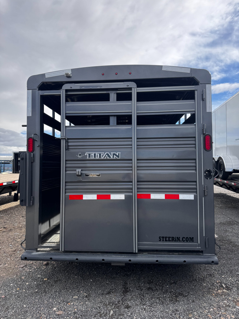 New 2025 Titan 24' Stock Trailer