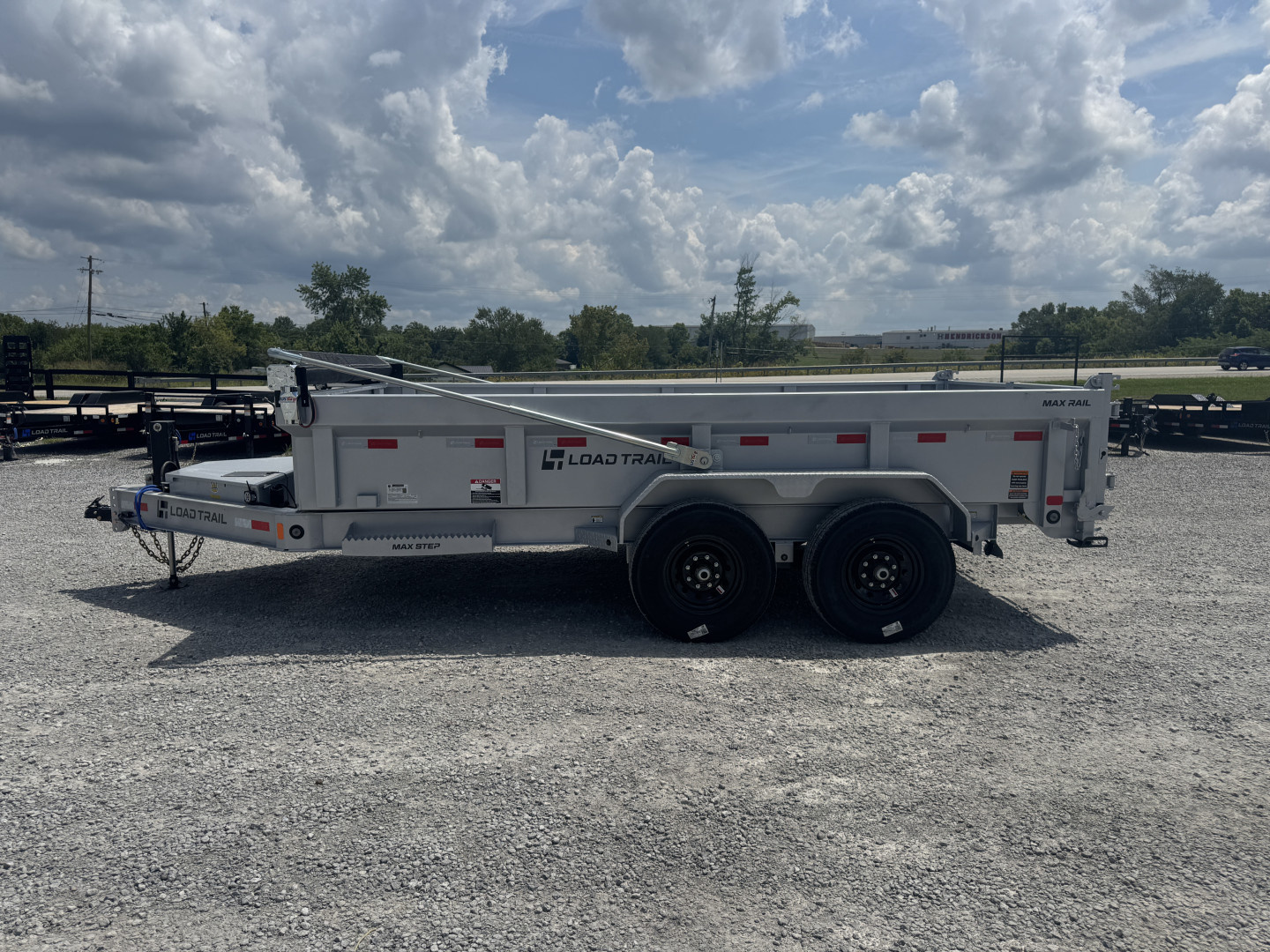 New 2026 Load Trail 83"x14' 14,000# Scissor Lift Dump Trailer