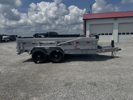 New 2026 Load Trail 83"x14' 14,000# Scissor Lift Dump Trailer