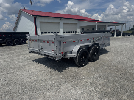 New 2026 Load Trail 83"x14' 14,000# Scissor Lift Dump Trailer