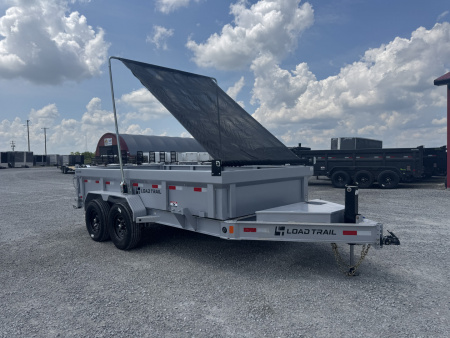 New 2026 Load Trail 83"x14' 14,000# Scissor Lift Dump Trailer