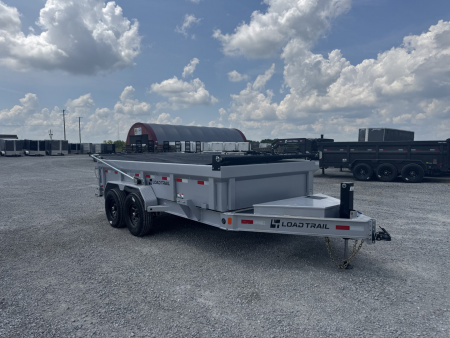 New 2026 Load Trail 83"x14' 14,000# Scissor Lift Dump Trailer