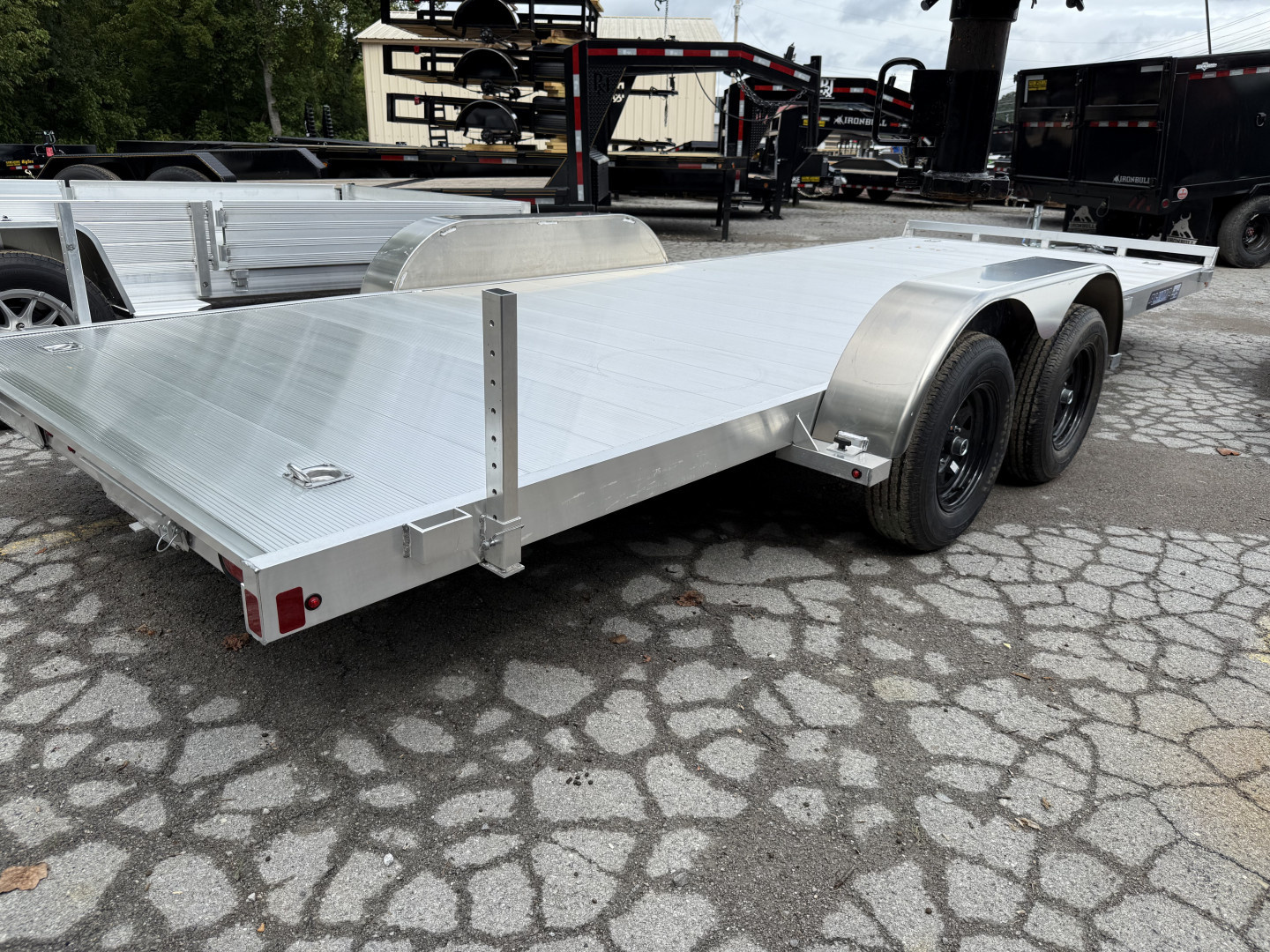 New 2026 Aluma 8220ESA-TA-EL-R-RTD Car Hauler