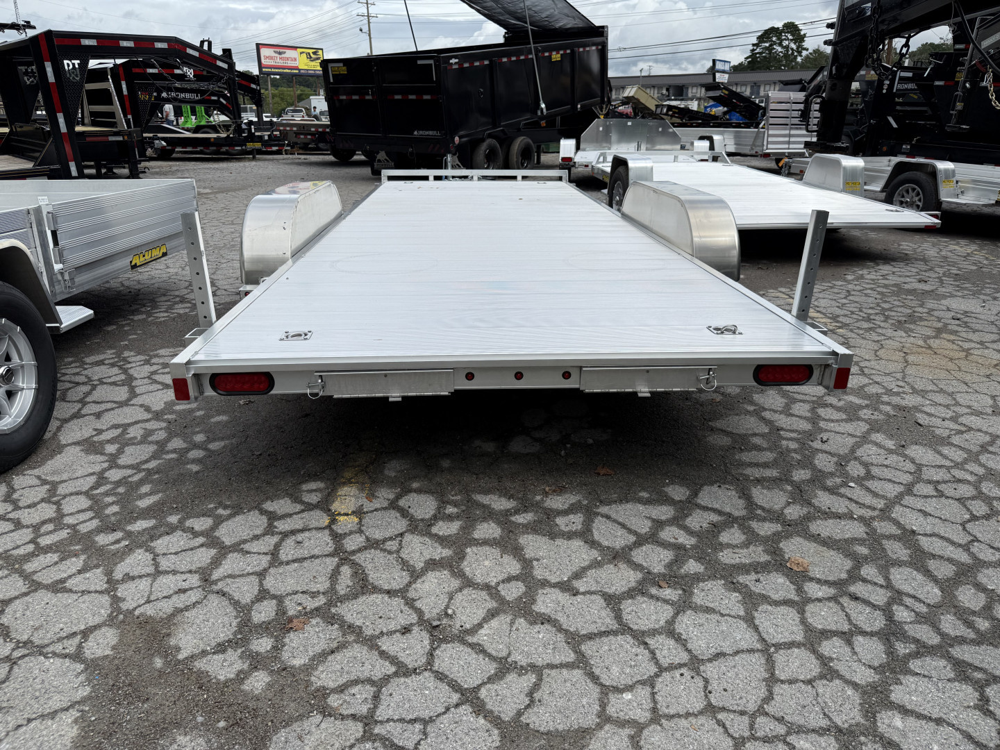 New 2026 Aluma 8220ESA-TA-EL-R-RTD Car Hauler