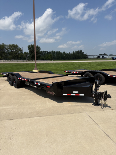 New 2025 24' Tilt bed Wide Body bumper pull Midsota TBWB24-BP Tilt Trailer