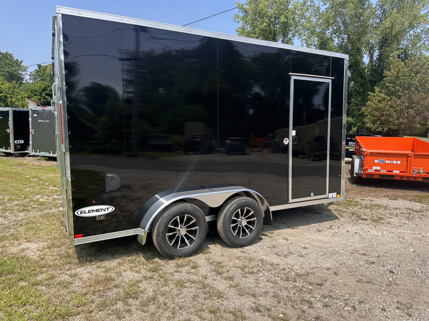 New 2026 LOOK Element 7x14 12" extra height ATV Enclosed Trailer