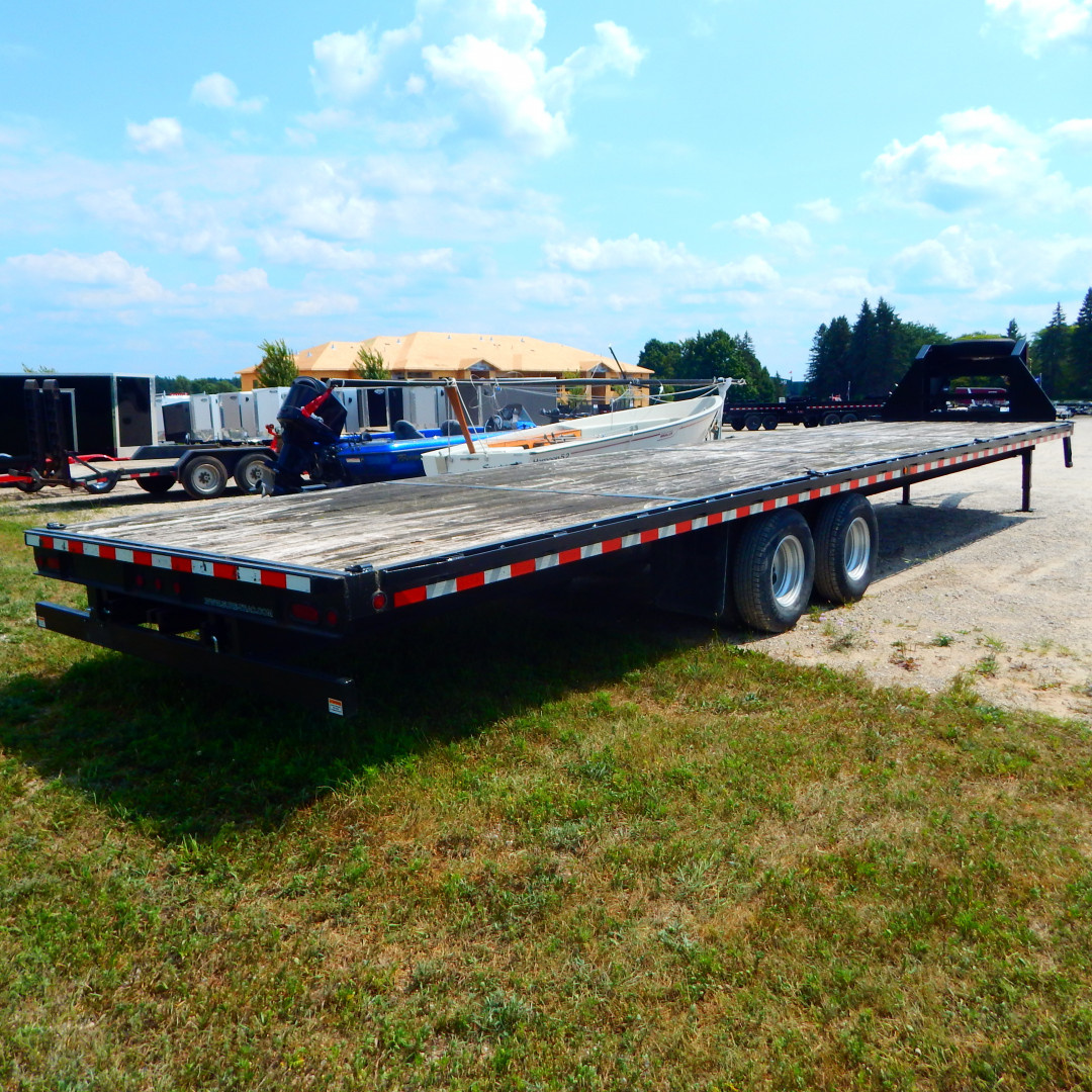 Used 2015 Sure-Trac 8.5x22 22.5k Gooseneck Deckover Trailer