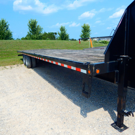 Used 2015 Sure-Trac 8.5x22 22.5k Gooseneck Deckover Trailer