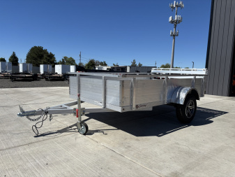 New 2025 Eagle 6X10 Sterling Aluminum Trailer 16’’ Solid Side Single Axle