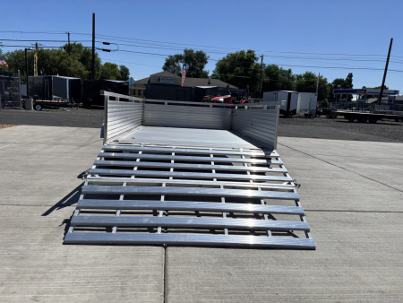 New 2025 Eagle 6X10 Sterling Aluminum Trailer 16’’ Solid Side Single Axle