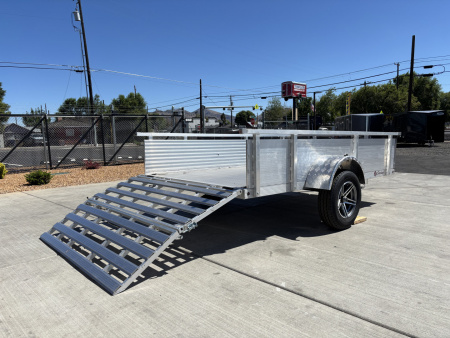 New 2025 Eagle 6X10 Sterling Aluminum Trailer 16’’ Solid Side Single Axle