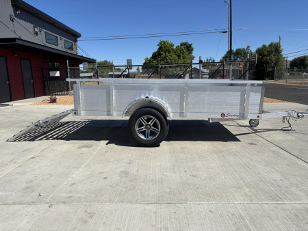 New 2025 Eagle 6X10 Sterling Aluminum Trailer 16’’ Solid Side Single Axle