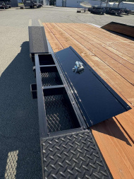 New CAR HAULER DRIVE OVER FENDERS 2026 10K VERSATILE HD718TA3 7X18 ROCK CRAWLER TRAILER BLACK