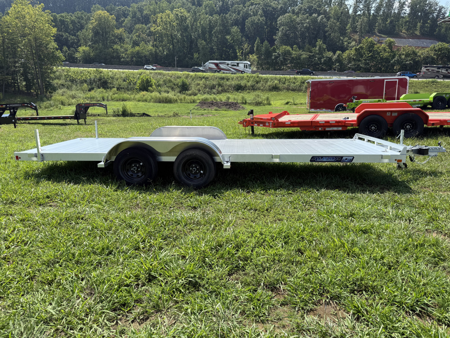 New 2026 Aluma 8220ESA-TA-EL-R-RTD Car Hauler