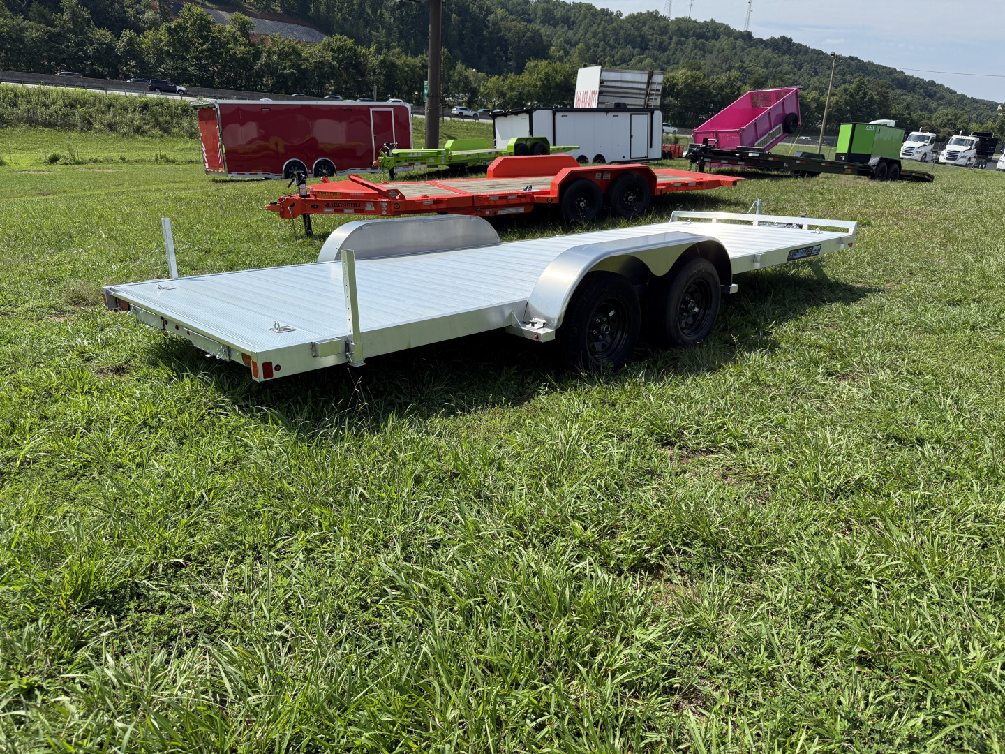 New 2026 Aluma 8220ESA-TA-EL-R-RTD Car Hauler