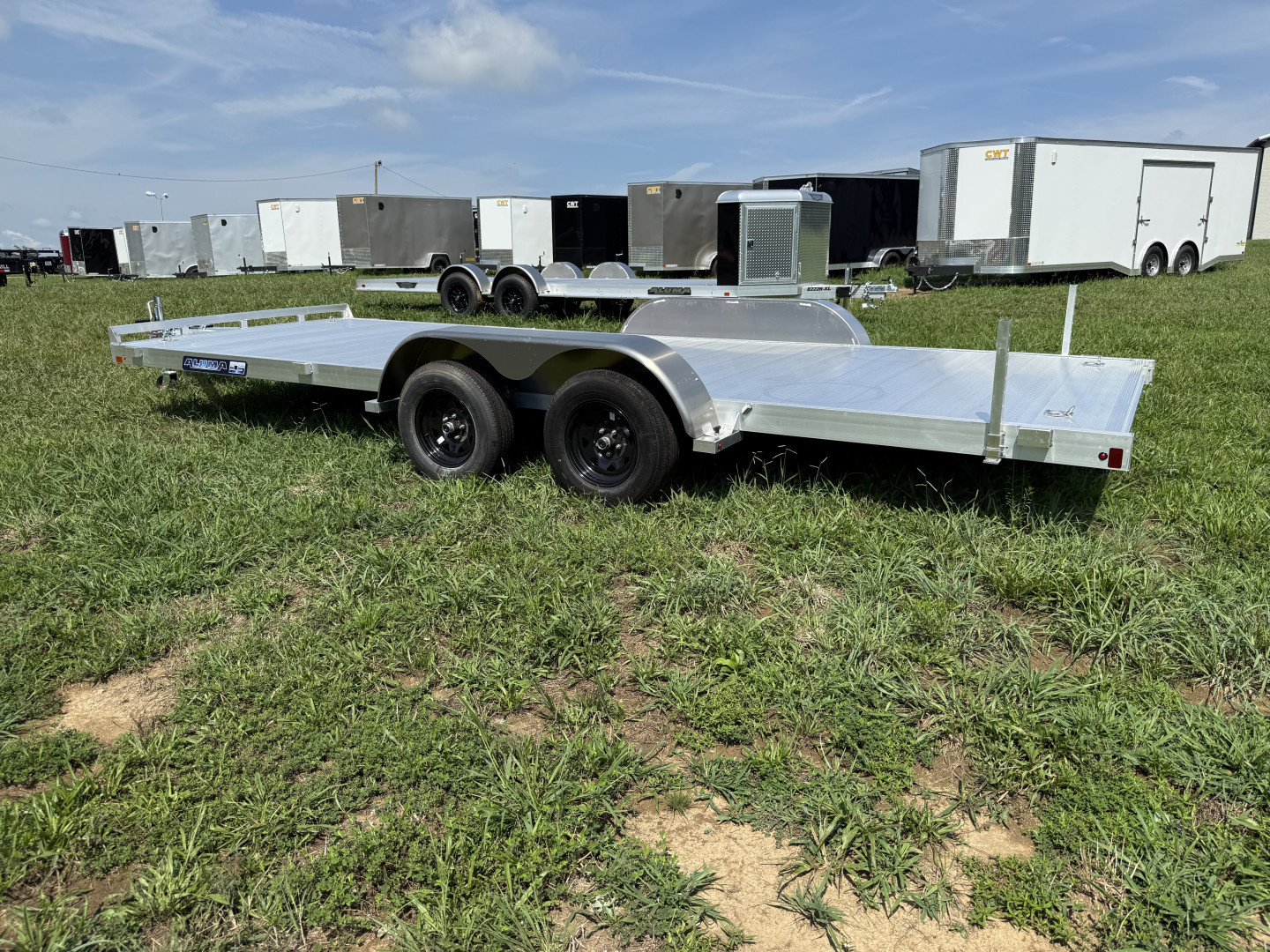 New 2026 Aluma 8220ESA-TA-EL-R-RTD Car Hauler