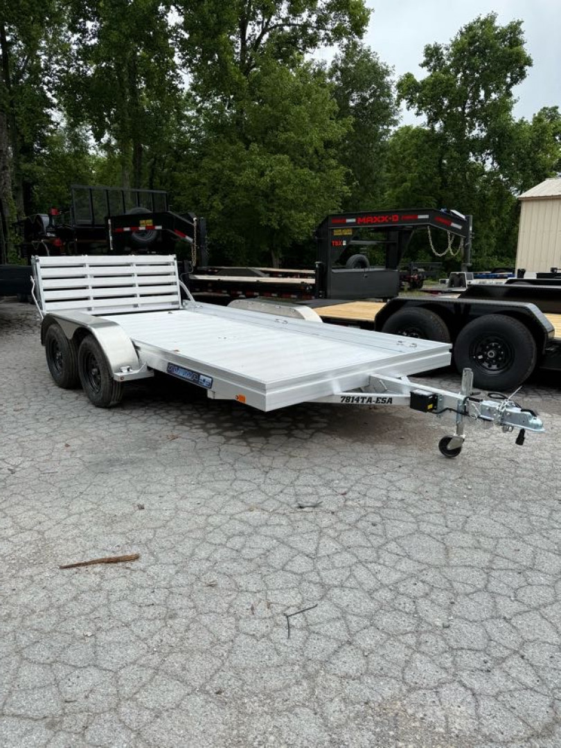 New 2026 Aluma 7814ESA-TA-EL-BT Utility Trailer