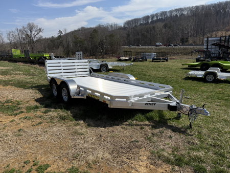 New 2026 Aluma 7814TA-EL-BT-RTD 6'5 WIDE Utility Trailer