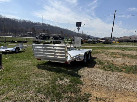 New 2026 Aluma 7814TA-EL-BT-RTD 6'5 WIDE Utility Trailer