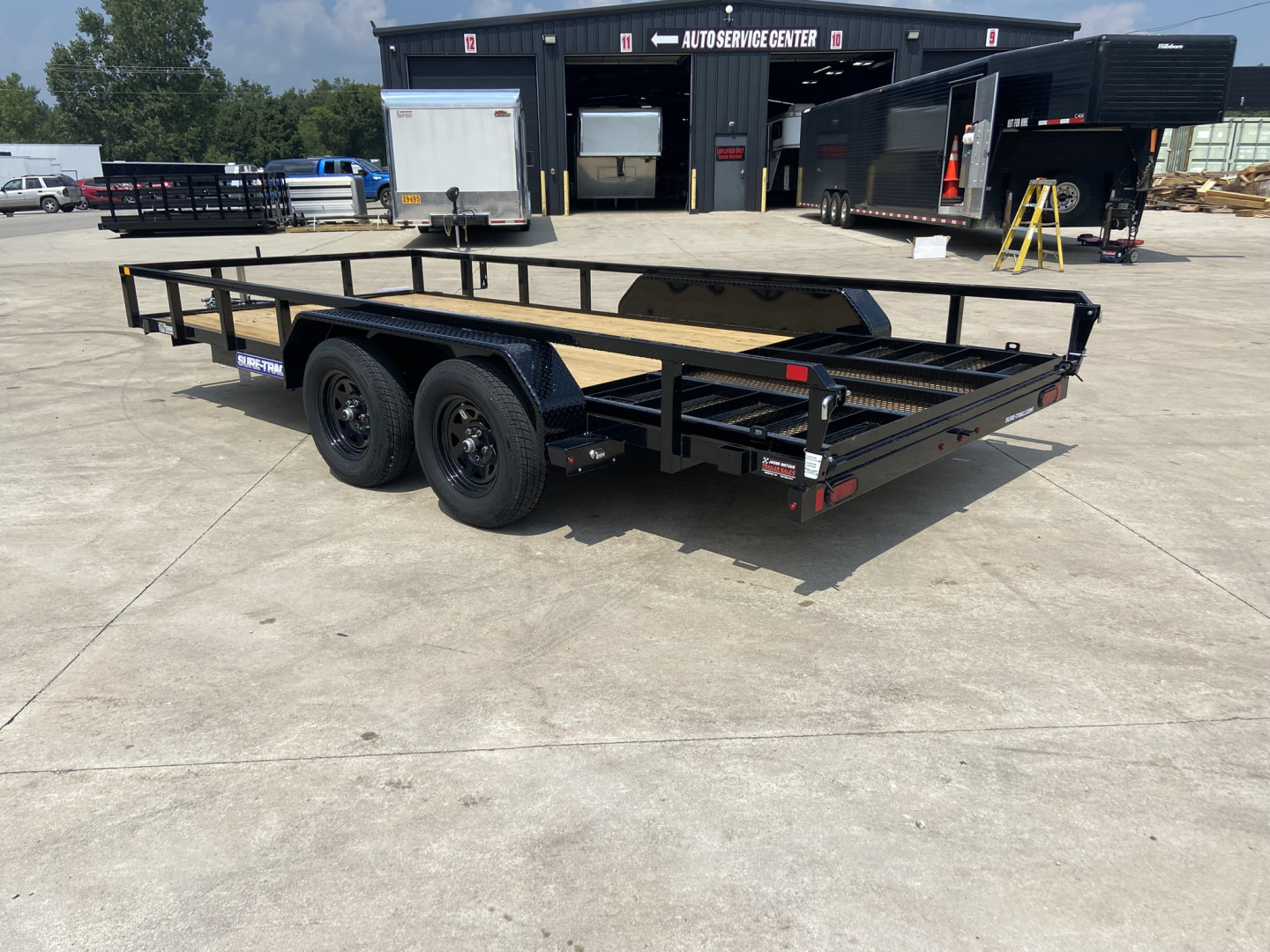 New Sure-Trac 16' Tube Top Utility Trailer